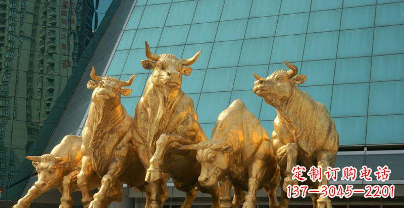 东营五牛铜雕,装点你的家居空间