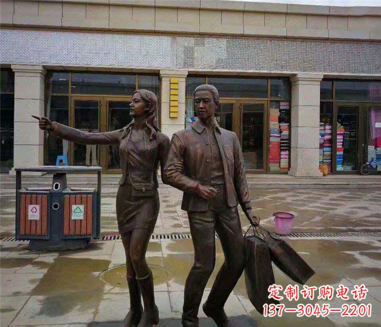 东营唯爱永恒:情侣雕塑
