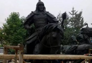 东营浪漫古将骑马铜雕，让您感受古代将军的风采！