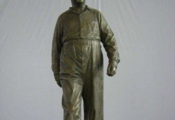东营中领雕塑：经典革命人物毛主席铜雕