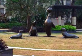 东营海豹雕塑，装点你的园林