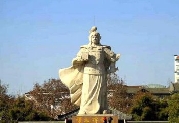 东营韩信西汉军事家雕像，引领西汉文化风采