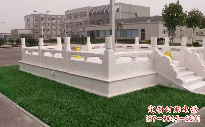 东营完美艺术——汉白玉升旗台雕塑