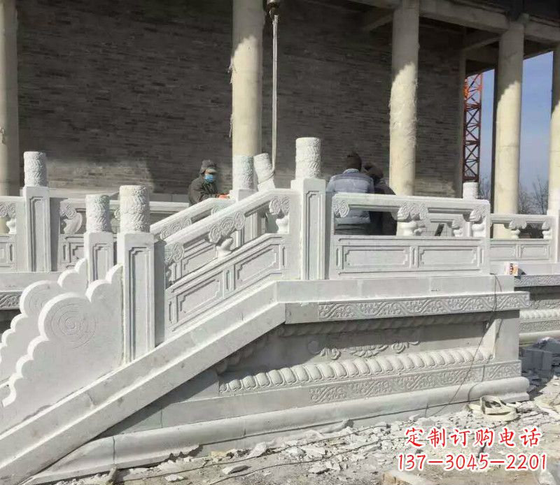 东营景区大理石栏板石雕 (10)