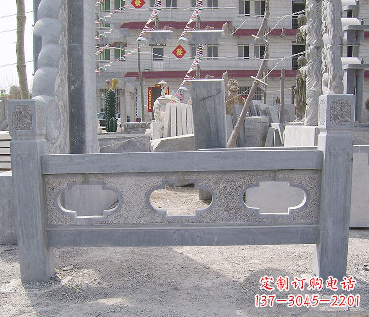 东营仿古栏板石雕——中领雕塑