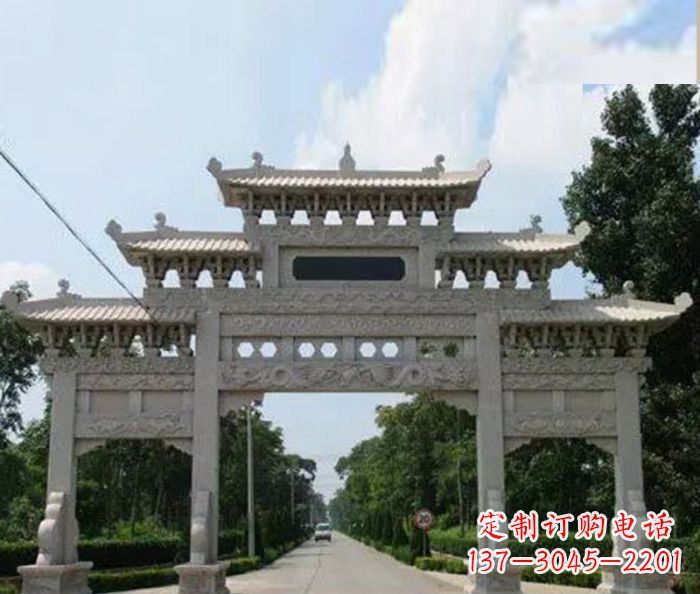东营高品质牌坊石雕,专为客户量身定制