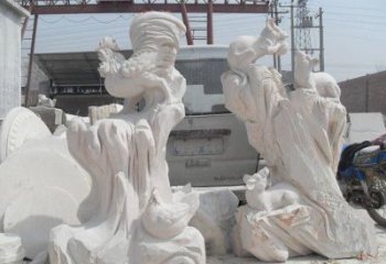 东营中领雕塑，打造古典唯美的汉白玉公鸡雕塑