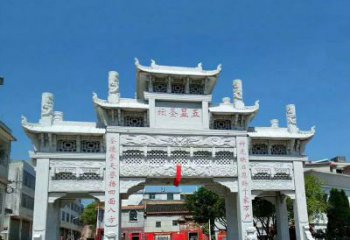 东营全新定制石牌坊雕塑，为您的寺院注入历史文脉