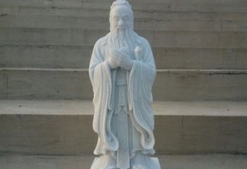东营汉白玉孔子石雕，雕刻传承千百年文明