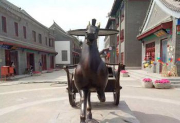 东营艺术装点的汉代马车——马车铜雕