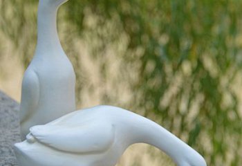东营高端花园水池鸭子雕塑