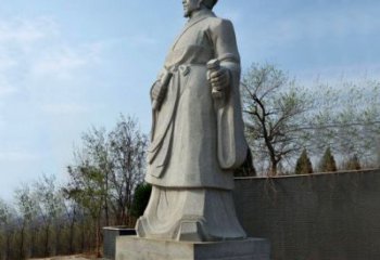 东营中国荆轲铜雕塑，给景区广场趣味增添历史感