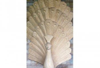 东营精美雕刻的孔雀石雕，欣赏时尚之美