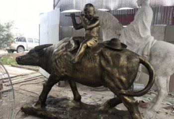 东营铸就永恒的美丽——牧童人物雕塑
