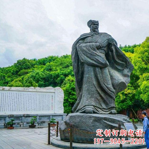 东营汇聚历史荣光——中领雕塑诸葛亮雕塑