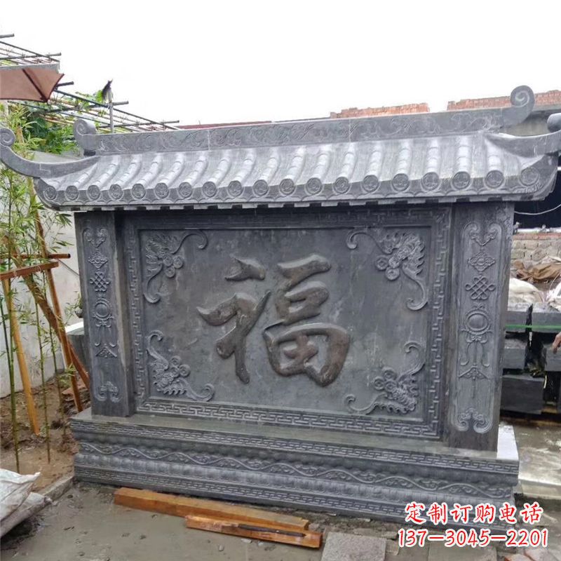 东营中领雕塑：福字雕塑，点缀婚房庭院