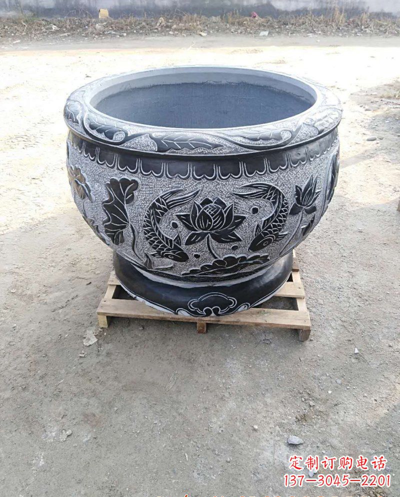 东营独特雕花盆,精美别致的家庭装饰