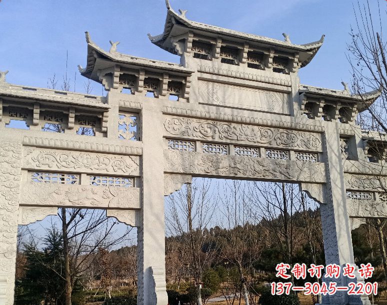 东营石雕乡村牌坊