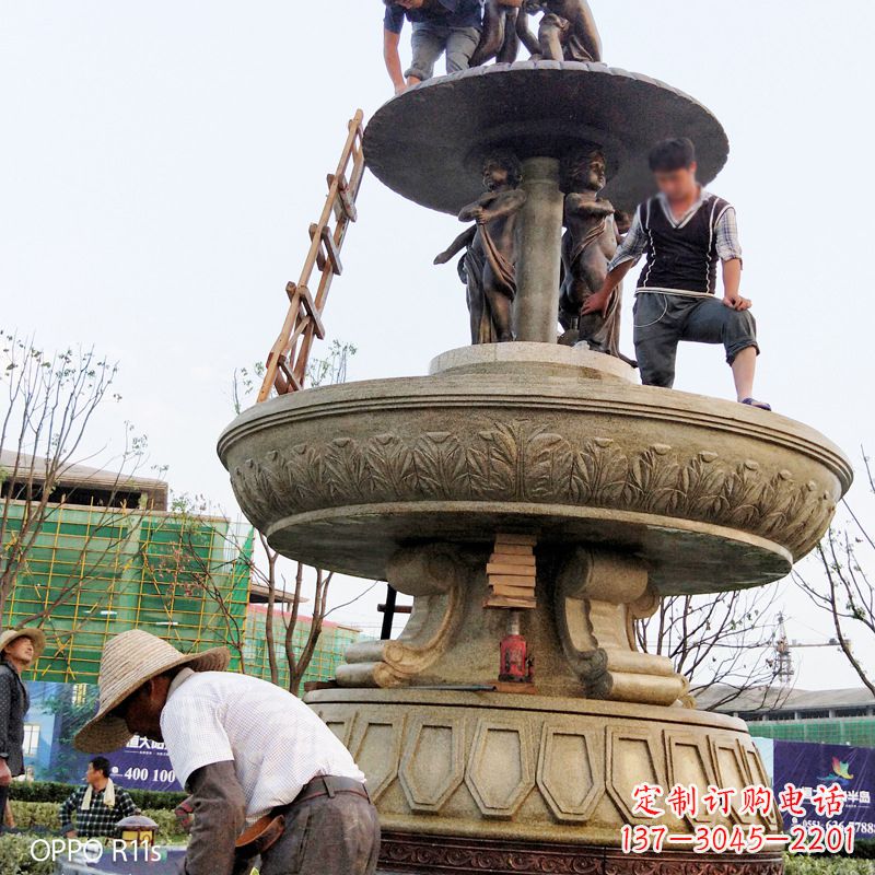 东营水头石雕喷泉