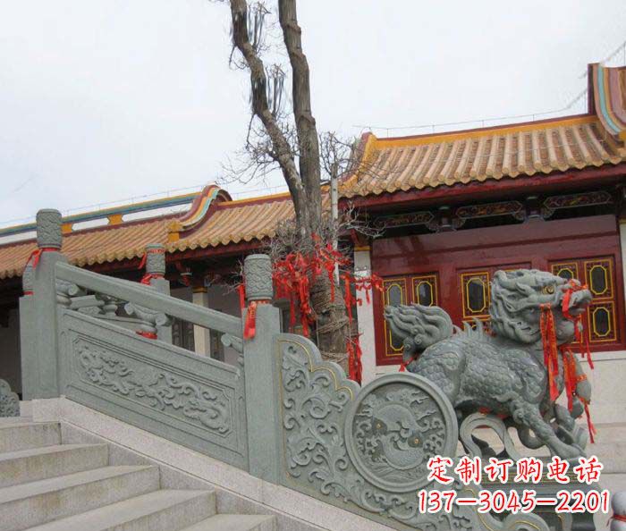 东营寺庙景观仿古石栏板