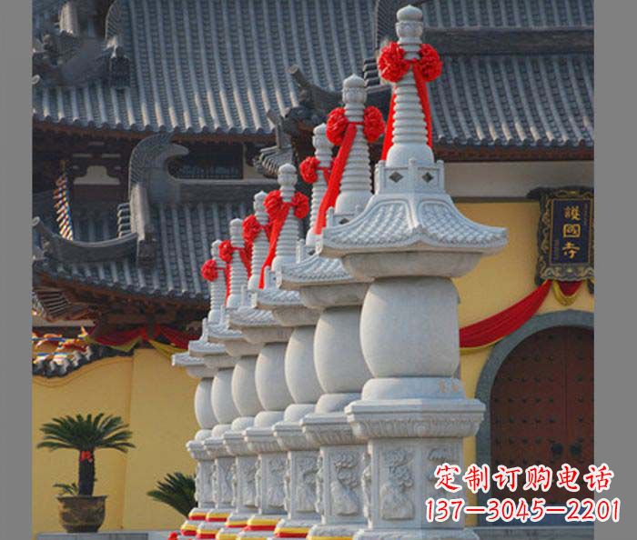 东营寺庙景观舍利塔石雕