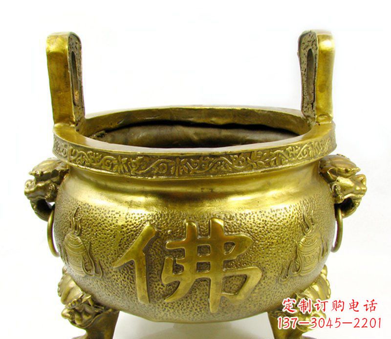 东营寺庙香炉铜雕 (6)