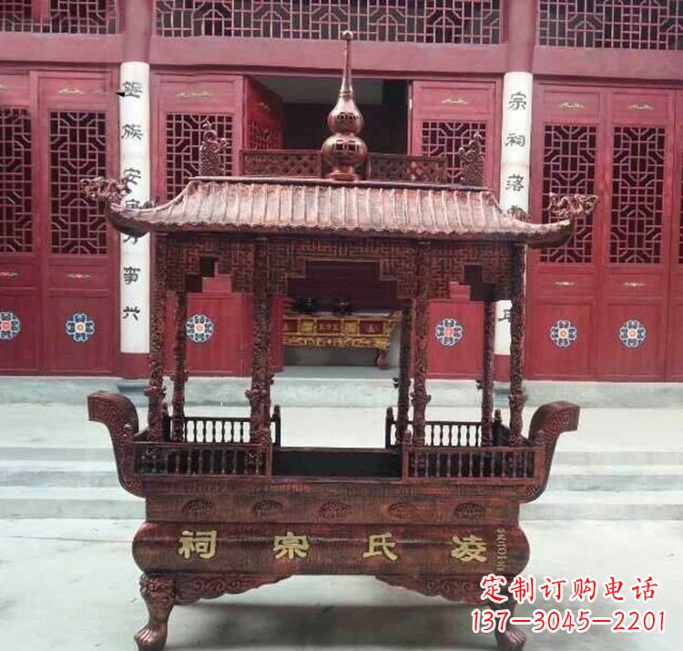 东营寺庙香炉铜雕