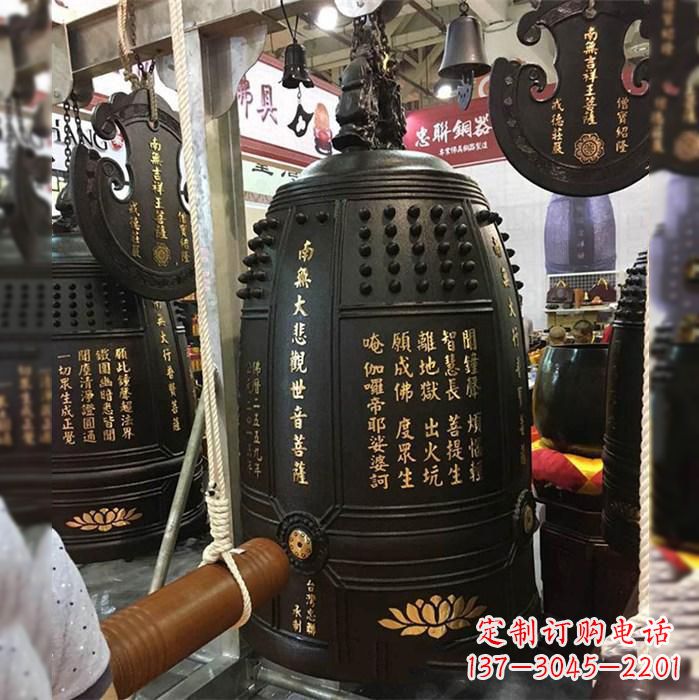 东营寺院挂钟铜雕塑