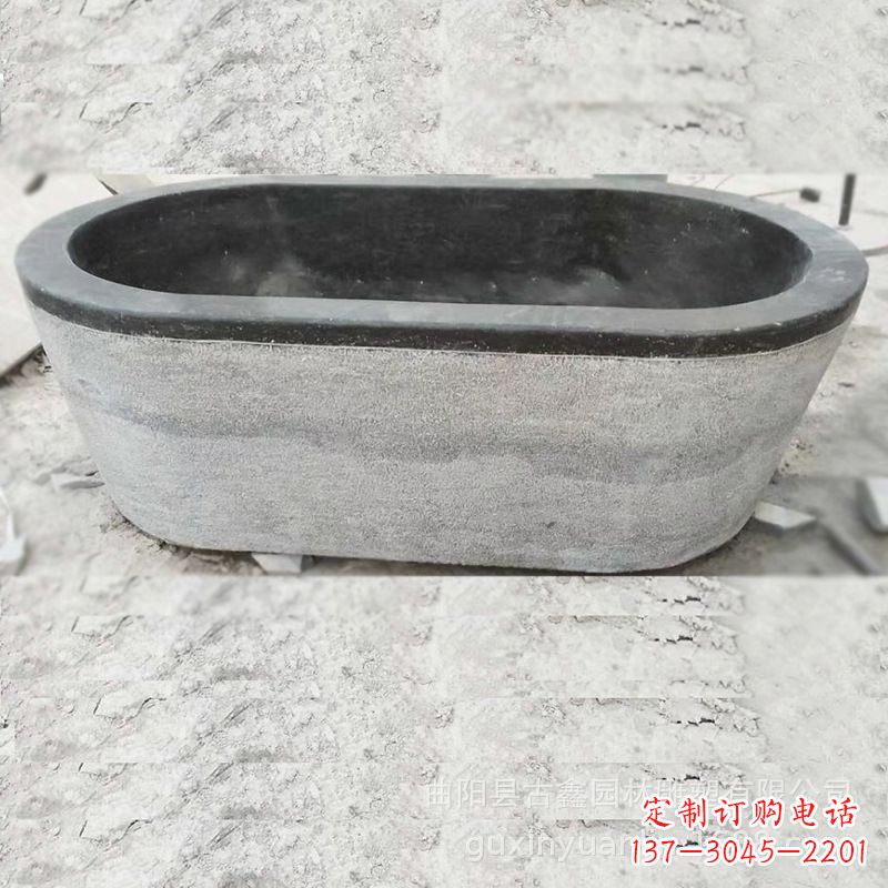 东营庭院养鱼石雕水槽