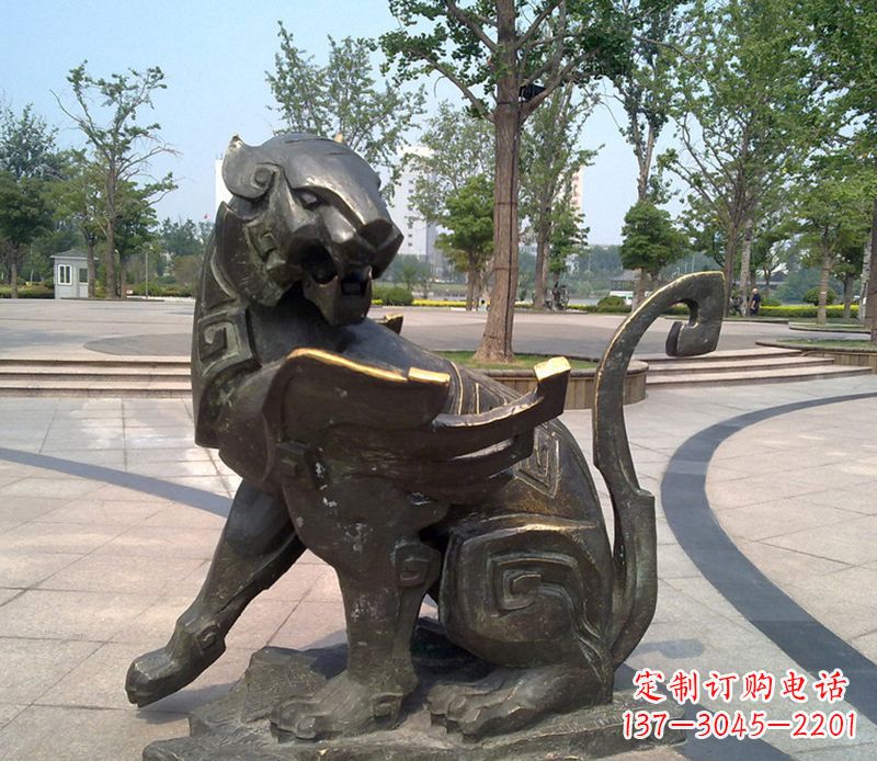 东营铜雕抽象十二生肖