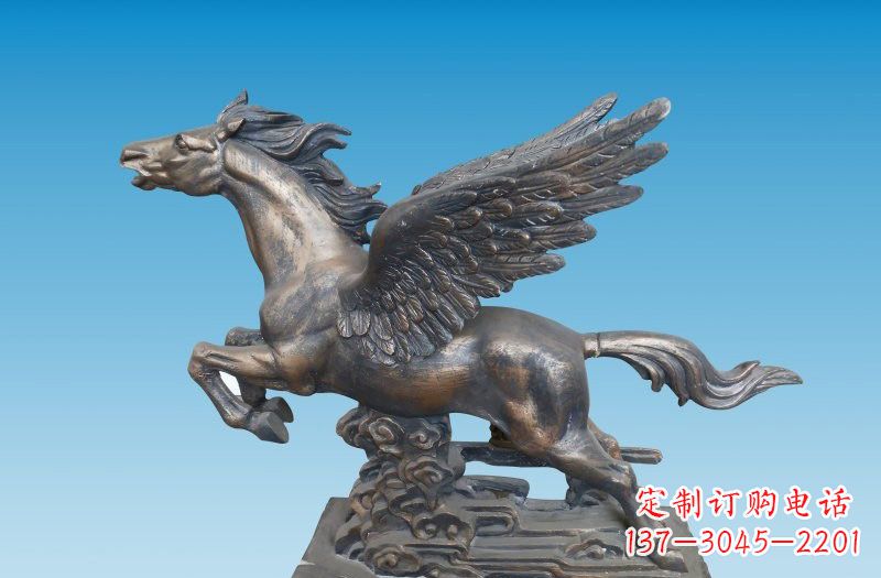 东营铜雕飞马222