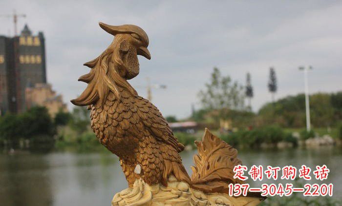 东营铜雕凤凰古代神兽雕塑