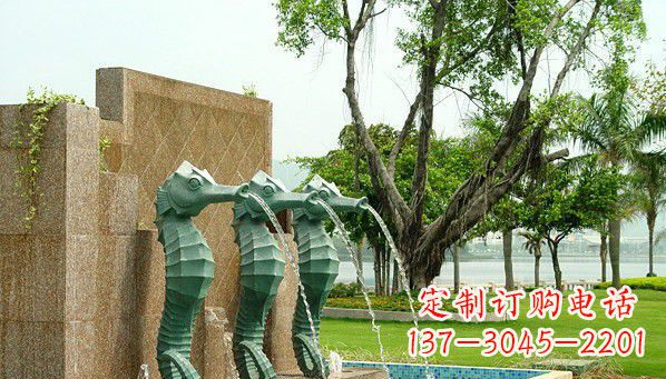东营铜雕海马雕塑