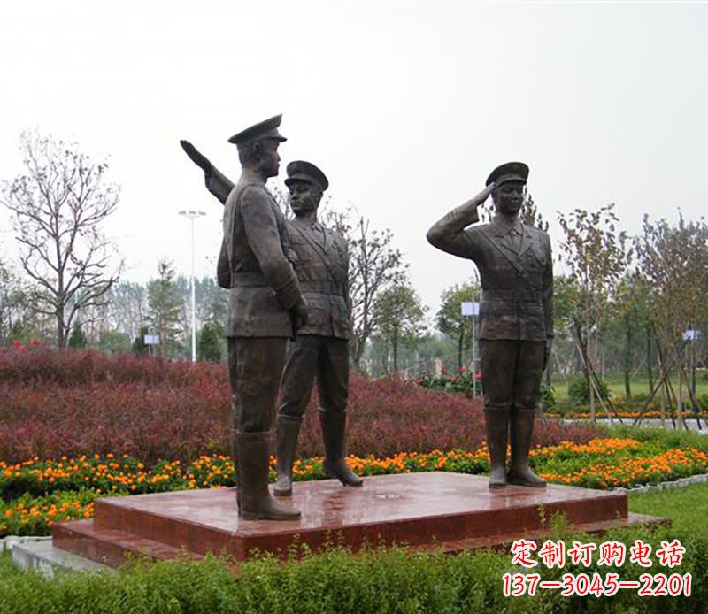 东营铜雕警察铜雕