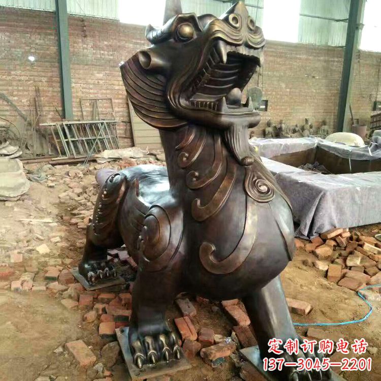 东营铜雕貔貅镇宅辟邪