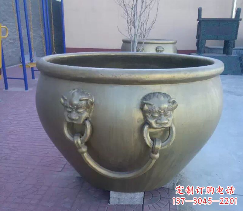 东营铜雕水缸