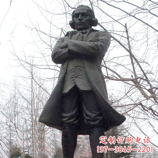 东营瓦特公园铜雕塑像