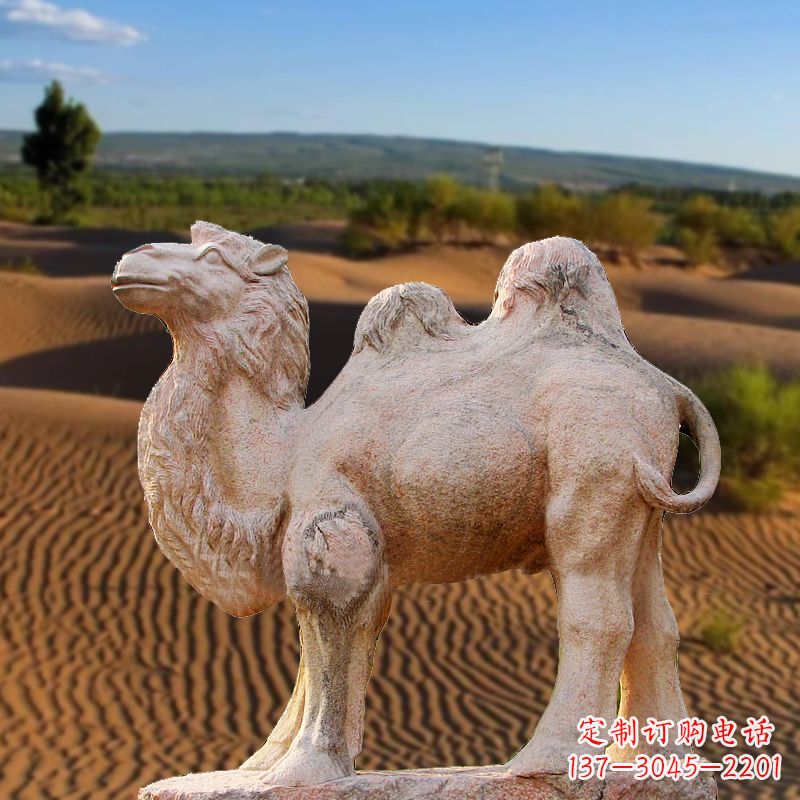 东营晚霞红大理石骆驼