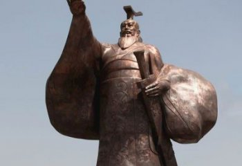 东营秦始皇铜雕精美塑像，让历史回溯至您身边