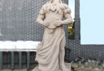 东营手工雕刻伏羲石雕塑像