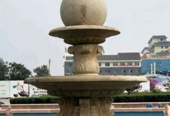 东营引领时尚的砂岩大型喷泉雕塑
