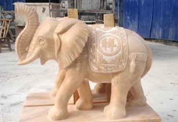 东营完美精准的大象雕塑
