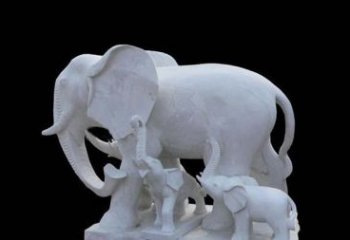 东营中领雕塑：定制真实写实的大象雕塑