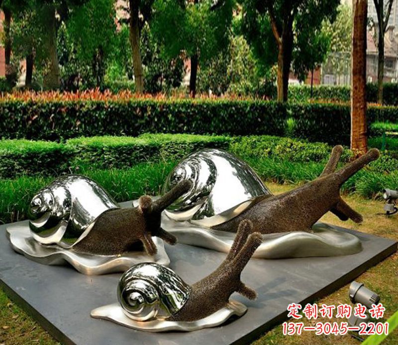东营蜗牛雕塑不锈钢