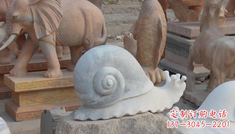 东营蜗牛石雕
