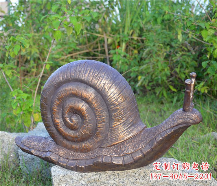 东营蜗牛铜雕塑
