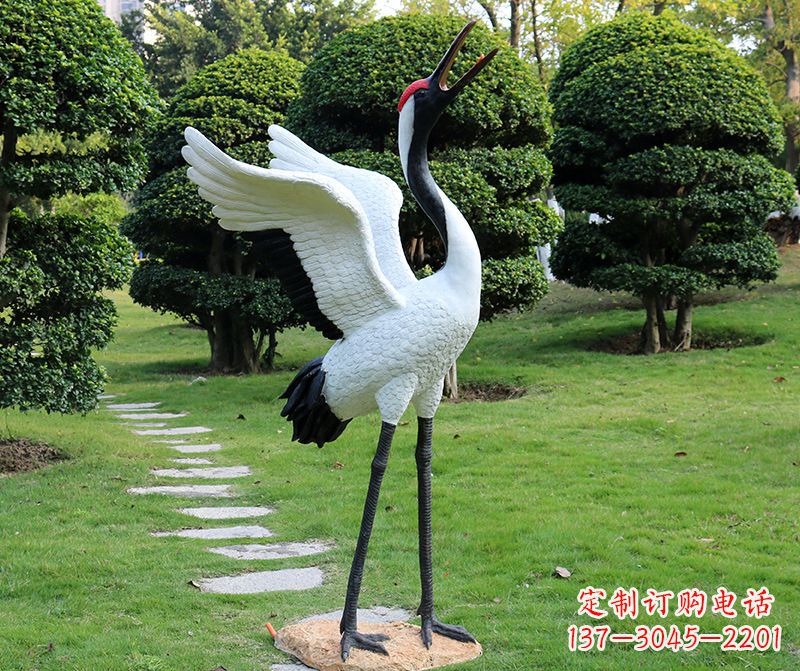 东营仙鹤金属雕塑