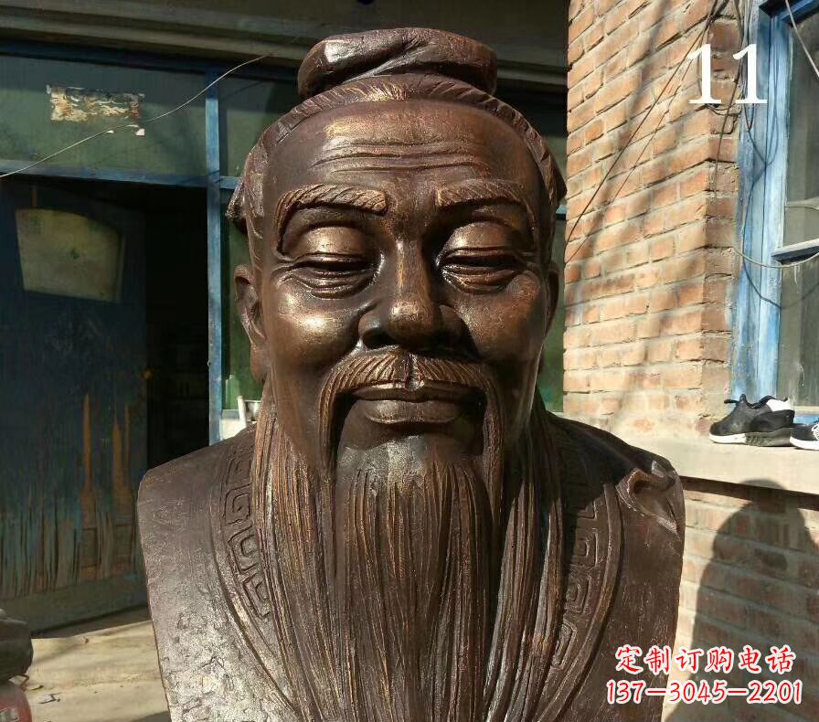 东营校园名人铜雕 人物雕塑