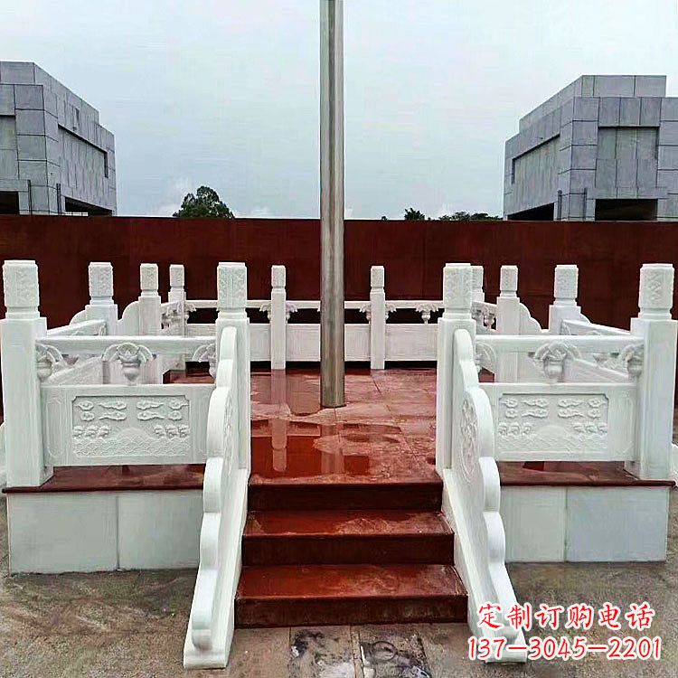 东营学校石雕升旗台