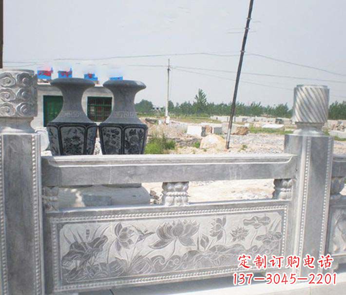 东营园林仿古石栏板景观石雕 (3)